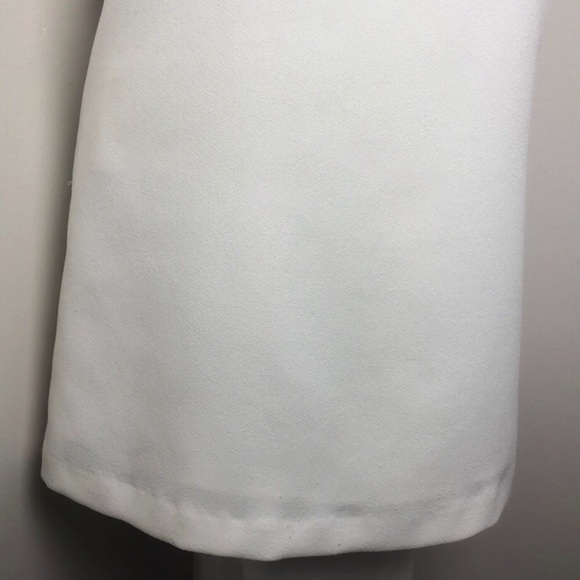 Helmut Lang White Sleeveless Minimalist Shift Dress Size S - Picture 4 of 8